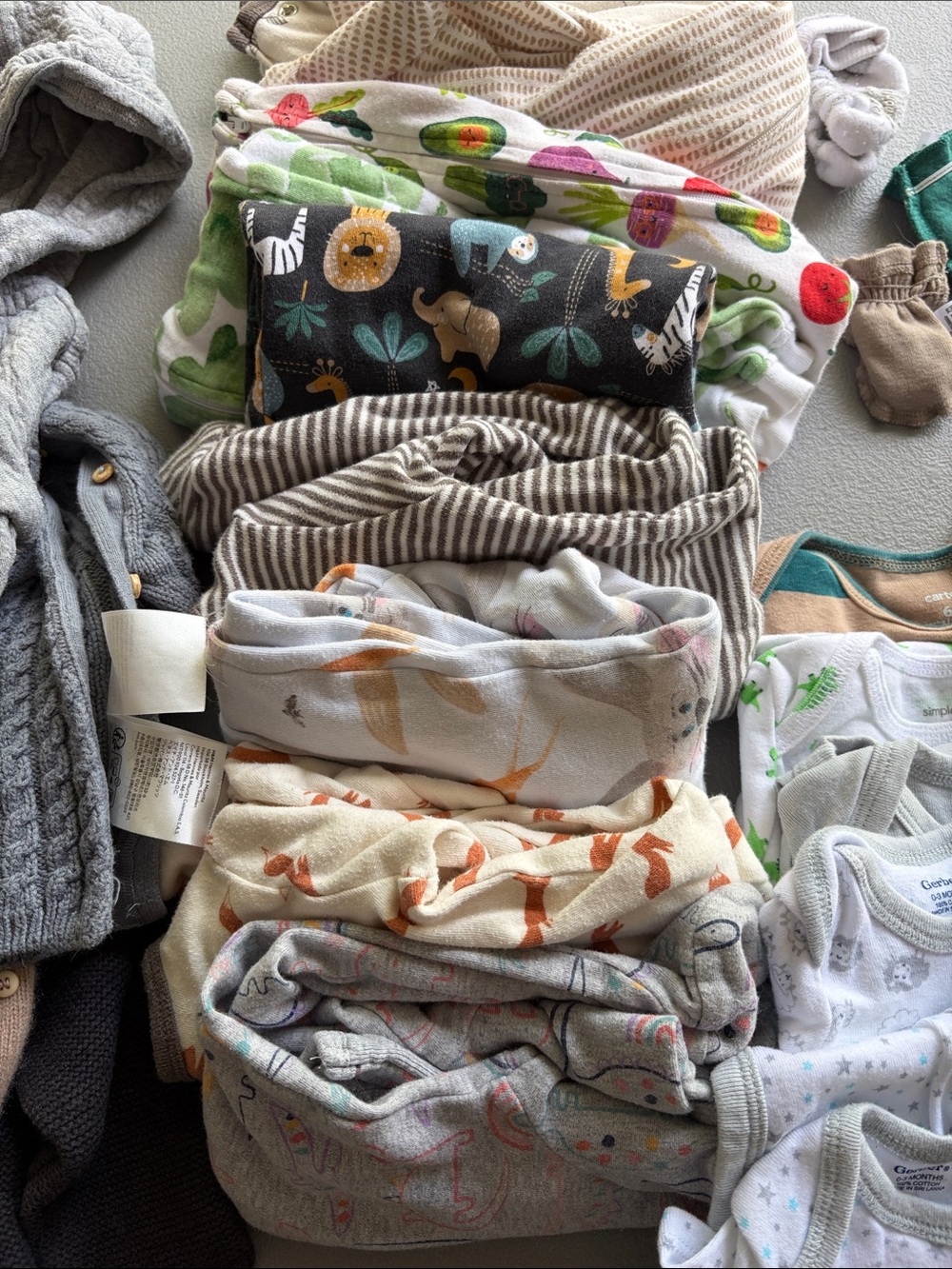 Huge Baby Boy Gender Neutral Clothing Bundle Lot size NB 0-3M - Picture 6 of 8